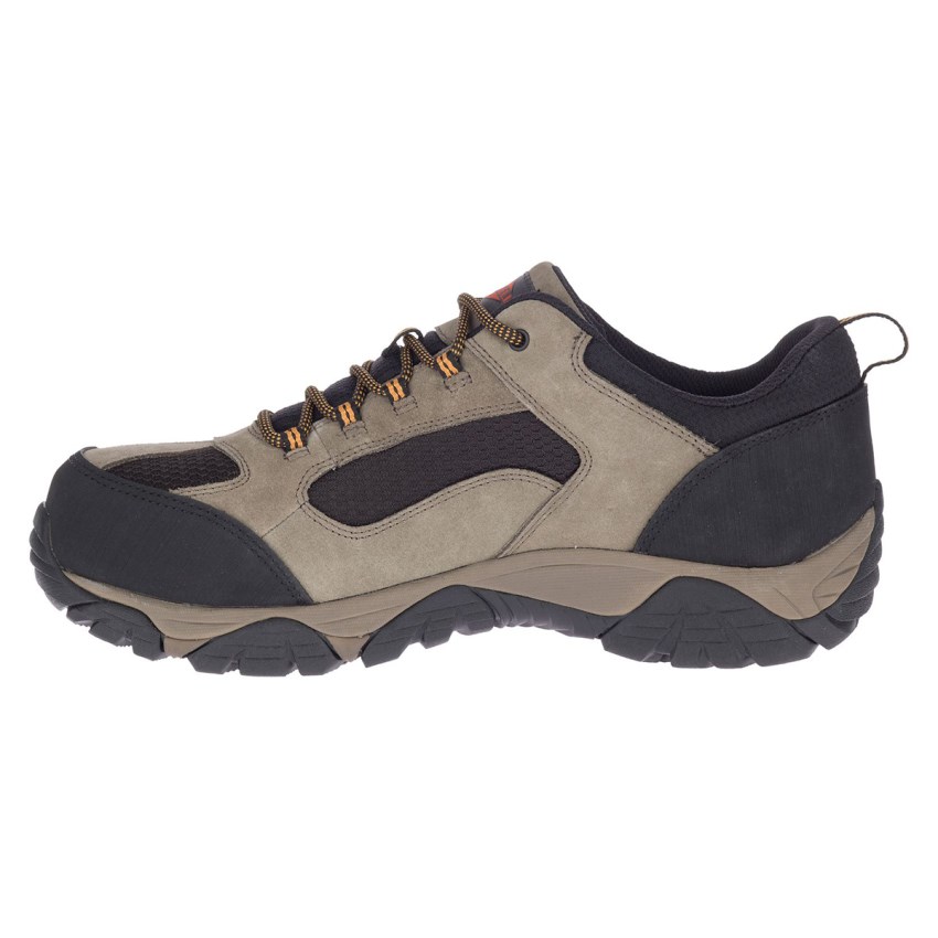 Chaussure de Securite Merrell Moab Onset Waterproof Comp Toe Grise/Noir Homme | A.E.NCEK